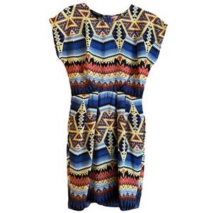 Miss Me MM Couture Patterned Dress - Small